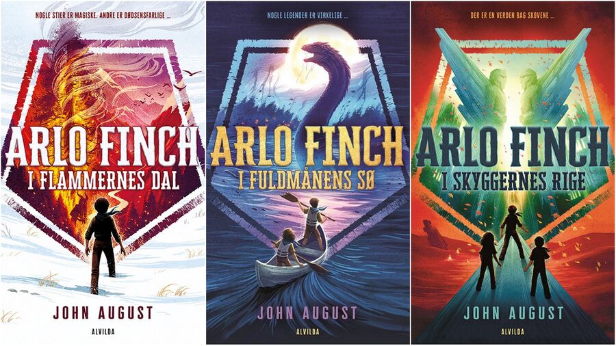 Der findes tre bøger i serien om Arlo Finch