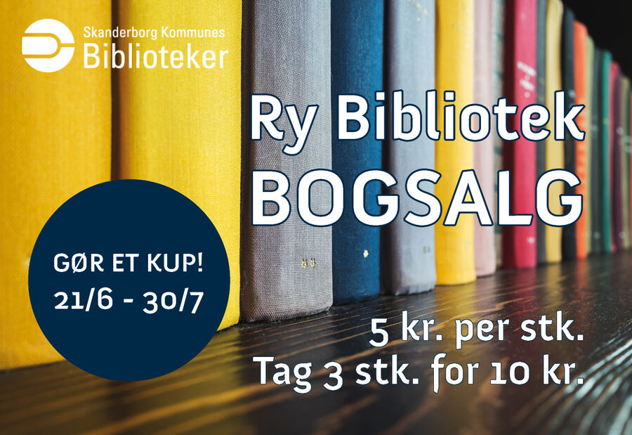 udstrømning slag undergrundsbane Bogsalg på Ry Bibliotek | Skanderborg Kommunes Biblioteker
